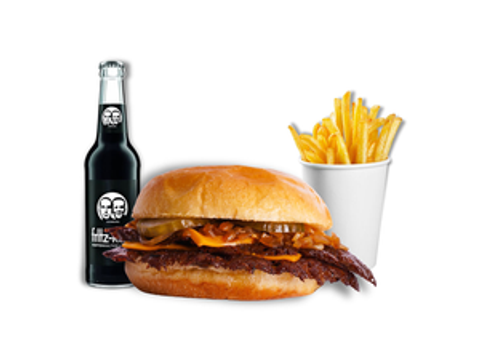 Double Oklahoma Menü – Smash Burger von SMASH ME Wien